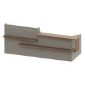 Photo : Banque d'accueil design Blanc craie