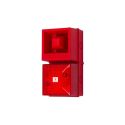 Photo : Avertisseur lumineux et sonore mural 24 V - Rouge - LED
