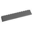 Photo : Bordure en PVC inclinée Graphite - Bordure droite