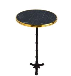 Pied de table pour mange debout et plateau en marbre
