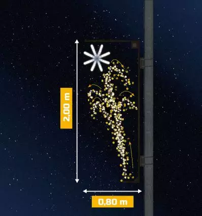 Allegro - Décor lumineux pour candélabre 1