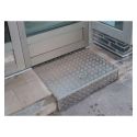 Photo : Rampe encastrable PMR antidérapante 1000 mm - Sans tapis