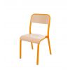 Chaise scolaire jaune taille T4