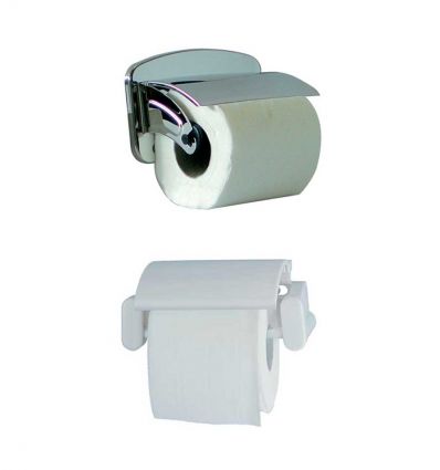 Porte papier toilette - Support sur pied rouleau papier WC 16,5 x