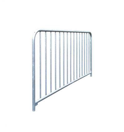 Barrière de ville à barreaux acier galva