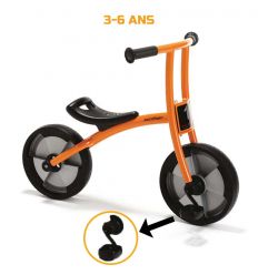 Vélo maternelle orange