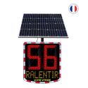 Photo : Radar pédagogique solaire réglementaire Solaire 85W - Sans