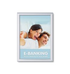 Porte affiche A3 aluminium angles droits