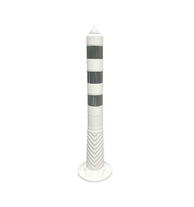 Balise Potelet autorelevable pour Voie Privée couleur blanc