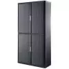 Armoire à rideaux anthracite