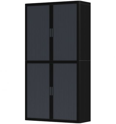 Armoire à rideaux noir anthracite