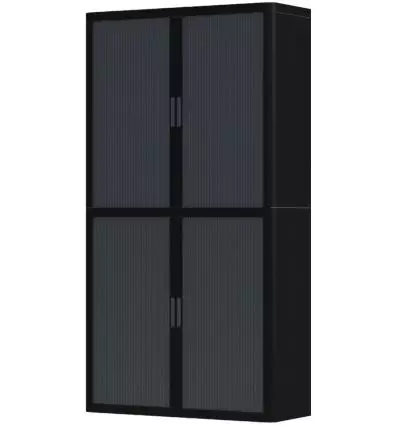 Armoire à rideaux noir anthracite