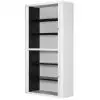 Armoire à rideaux ouverte