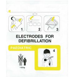 Electrode pediatrique non pré-connectée  pour défibrillateur FRED PA-1 Schiller