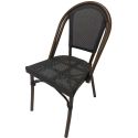 Photo : Chaise avec assise et dossier textylène Noir