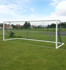 Paire de buts de foot à 8 transportable en aluminium
