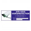 Panneau vidéo protection Site Sous Vidéo-Protection