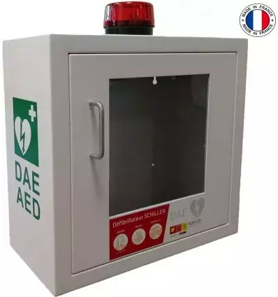 Boitier Défibrillateur en Métal avec Alarme