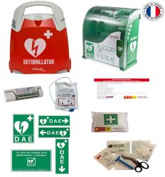 Boîte De Rangement Trousse De Premier Secours En Plastique - 4 Litres - 18,5 X 29 X 13 Cm - Poignée Et Fermeture - Croix Rouge