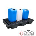Photo : Plateforme de Rétention Plastique PEHD 80 L