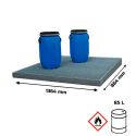 Photo : Plateforme de Rétention Acier Galvanisé 85 L