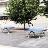 Table de ping pong cour d'école extérieure