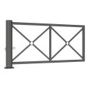 Photo : Barrière tournante croix de Saint André Gris Procity - 2010 x 1052 mm
