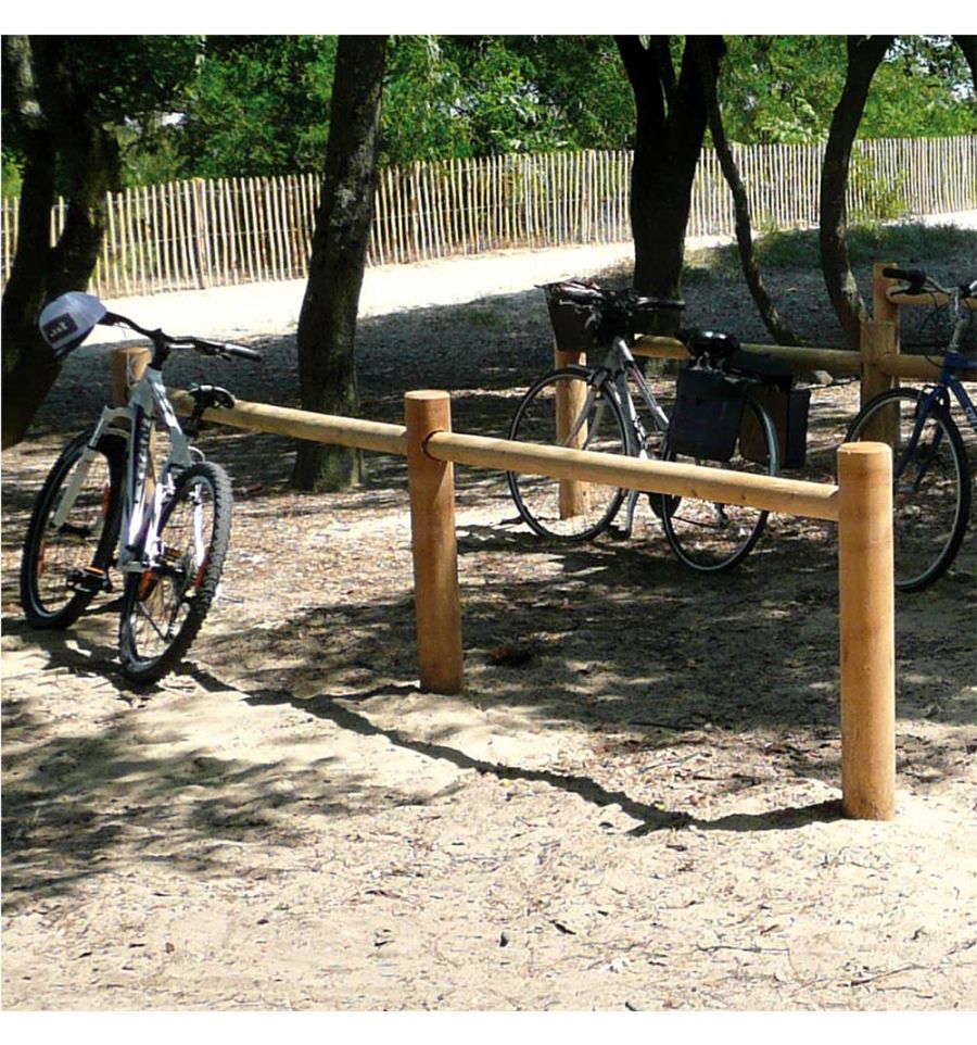 Support vélo en bois pour extérieur - Prozon