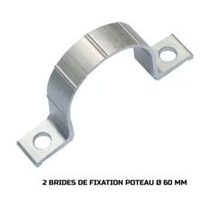 Kit de fixation pour plaque de rue émaillée