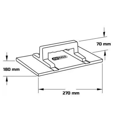Taloche en bois 270 x 180 mm