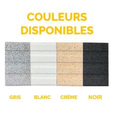Bande de Guidage en Résine Granuleuse Extérieur à Coller - 3 coloris disponibles