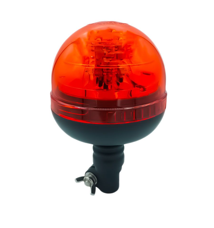 Gyrophare LED orange sur hampe pour tracteur - Dès 17,52€ HT