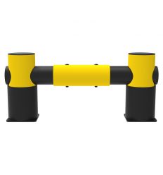 Barrière de protection de rack flexible simple petit