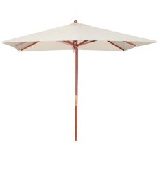 Parasol carré professionnel crème 2,5 m