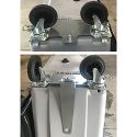 Photo : Timon d'attelage conteneur poubelle 4 roues Pour conteneur 660 litres