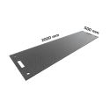Photo : Plaque de roulage PEHD - 20 à 80 T 2000 x 500 x 10 mm