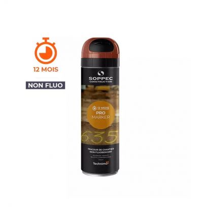 Traceur de chantier Soppec Promarker marron 500 ml