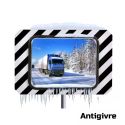 Photo : Miroir Routier Réglementaire Antigivre Antibuée Rectangle 450 x 600 mm - Distance : 10 m
