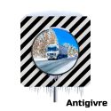 Photo : Miroir Routier Réglementaire Antigivre antibuée Rond Ø 600 mm - Distance : 12 m