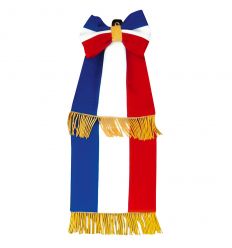 Cravate tricolore pour drapeau