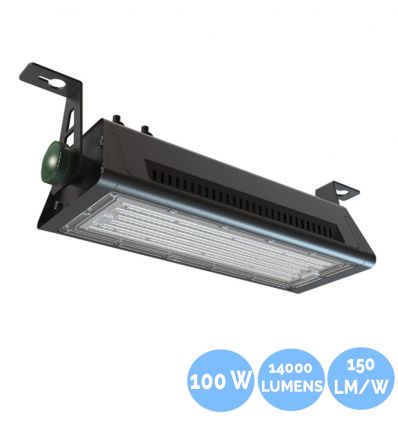 Cloche LED Industrielle Linéaire 100W 5000K et 6000K