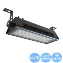 Photo : Cloche LED Industrielle Linéaire 100W - Blanc naturel (4000K) - 30° x 70°