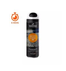 Traceur de chantier temporaire S Mark blanc non fluorescent