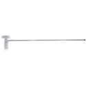 Photo : Mât drapeau avec potence 6m et 7m en aluminium 1 partie - 6 m