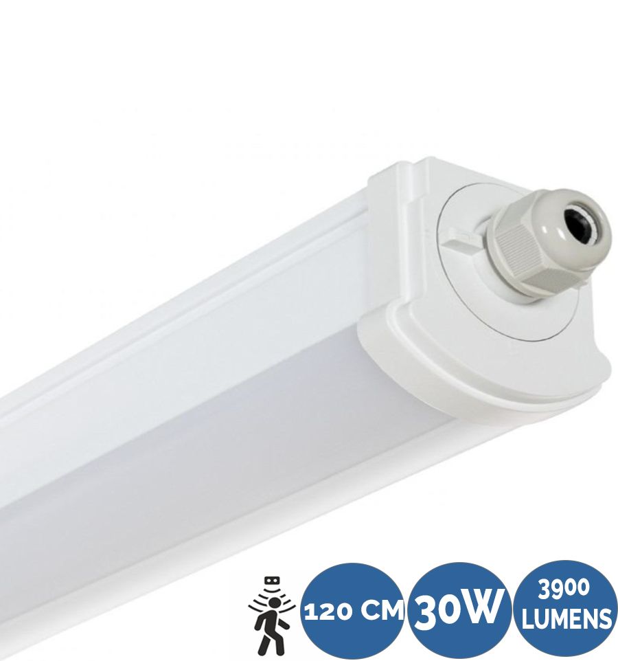 Réglette LED étanche - 30 W - 60 cm