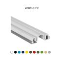 Photo : Anti-pince doigts unitaire pour les portes scolaires Blanc - Modèle 2 - 1,40 m