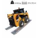 Photo : Rampe de chargement 7000 à 16000 kg 3000 mm - 7 tonnes - Avec rebords