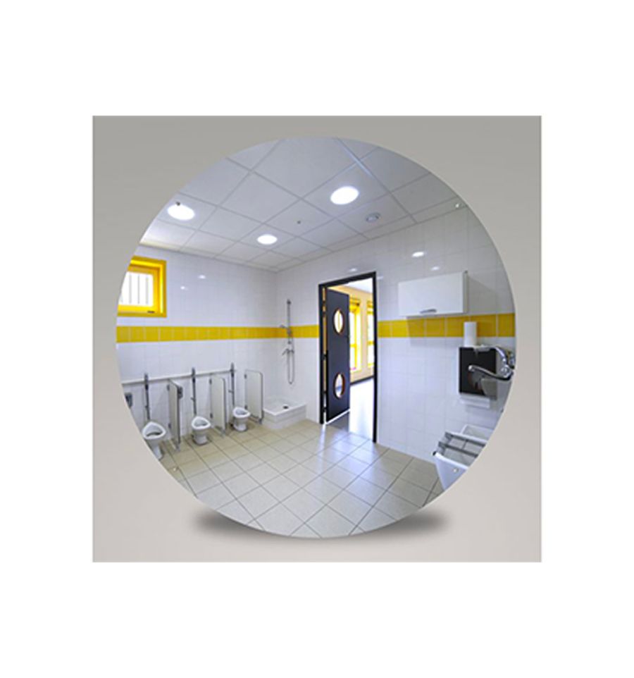 Miroir plat incassable pour sanitaire - 400 x 600 mm - Garantie 3 ans