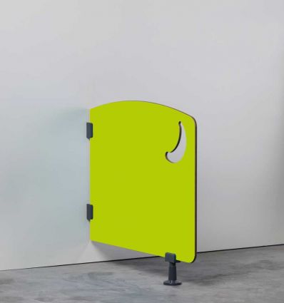 Séparateur WC Maternelle avec Forme Lune Vert Pomme