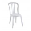 Chaise empilable blanche